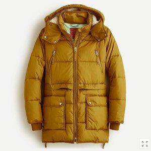 Chateau Puffer Jacket Coat PrimaLoft, Golden Topaz